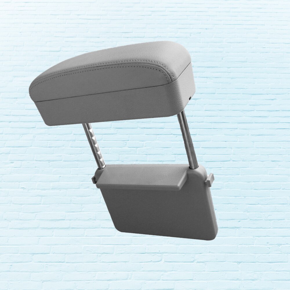 Universal Car Mounted Armrest Box Central Box Elbow Support Pad Car Center Console Armrests for Car Beige