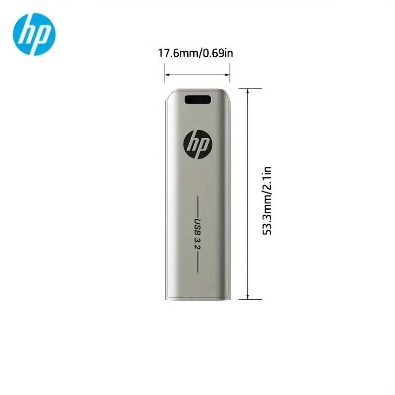 USB-флеш-накопитель HP 3,2, 32 ГБ, 64 ГБ, высокоскоростные палочки, внешний накопитель, металлическая ручка, творческая личность, автомобильная музыка