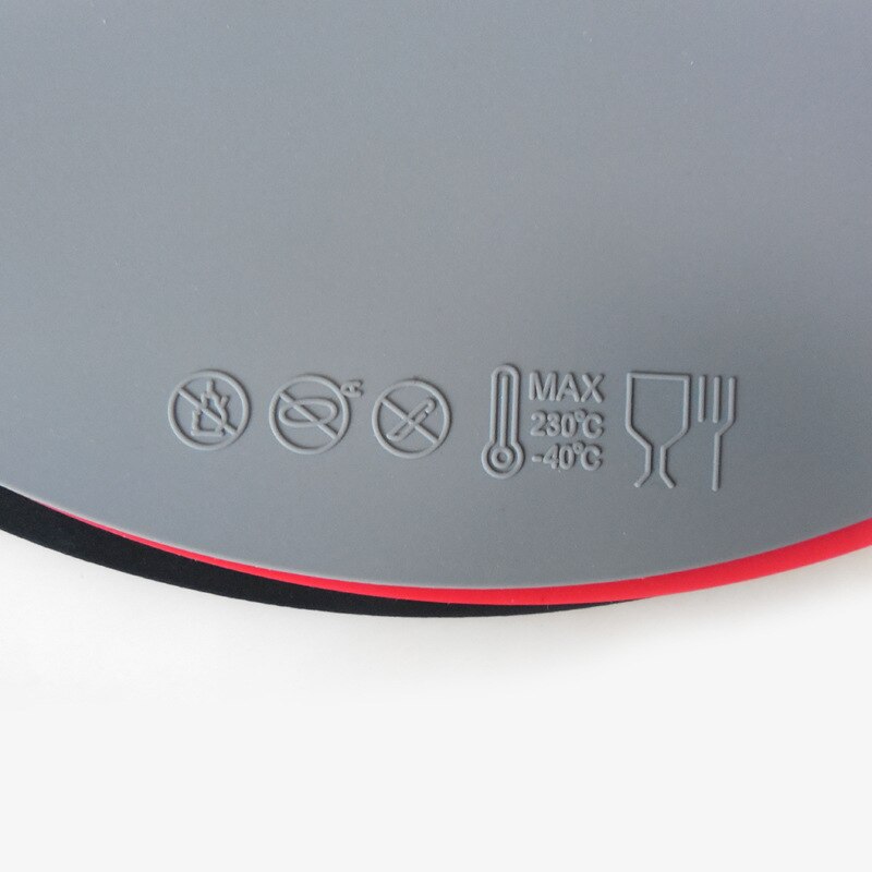 22cm Soft Non-Stick Round Microwave Mat Fryer pad Resistant Silicone Baking Pad Induction cooker mat Table Mate Pastry Tray