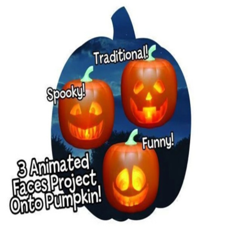 Halloween Talking Animated LED Pumpkin Flash Projection Lamp For Home Party Halloween Decoration Flash Talking Pumpkin LED