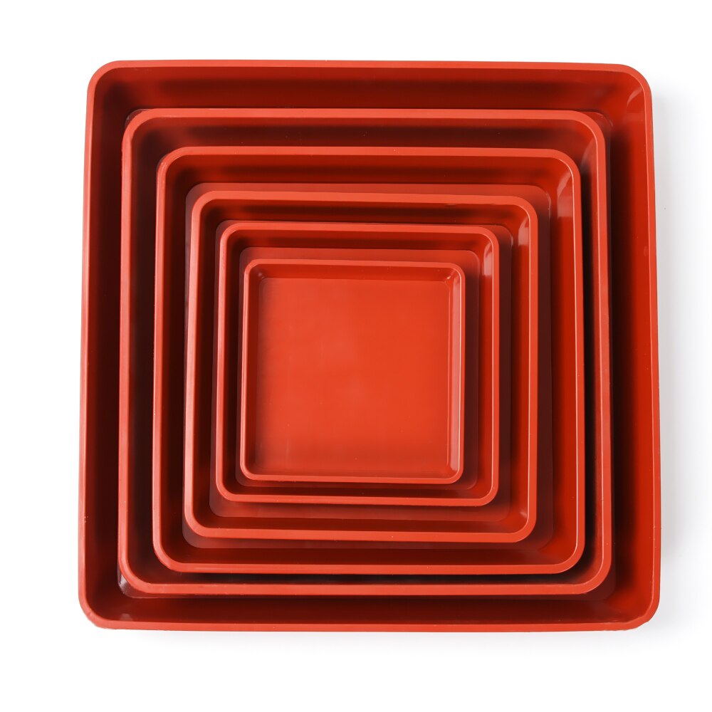 Flower Pot Saucers for Indoor/outdoor Plants 4/6/7/8/10 inch Drip Trays Durable Plastic Plant Trays Saucers Flower Pot Square