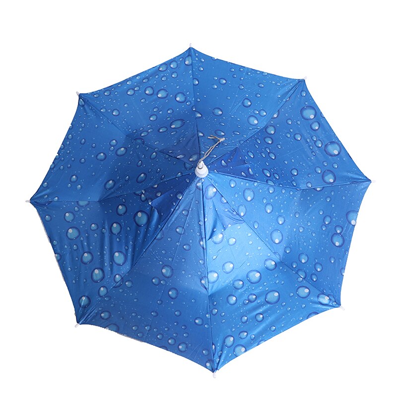 Opvouwbare Hoofd Paraplu Hoed Regenkleding Vissen Hoed Hoofddeksels Paraplu Voor Vissen Wandelen Strand Cap Hoofd Hoeden Outdoor Apparatuur