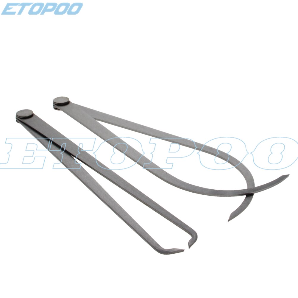 2Pcs Calipers 150-450mm Metal Firm Joint Inside And Outside Calipers Sculpture Carving Measurement Tool