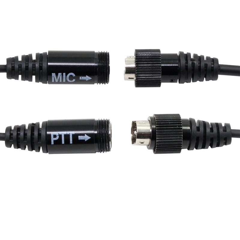 Full Face Helmet Motorcycle Motorbike Headset Earpiece with Boom Mic For Kenwood Baofeng Radio UV5R BF-888S 666 777