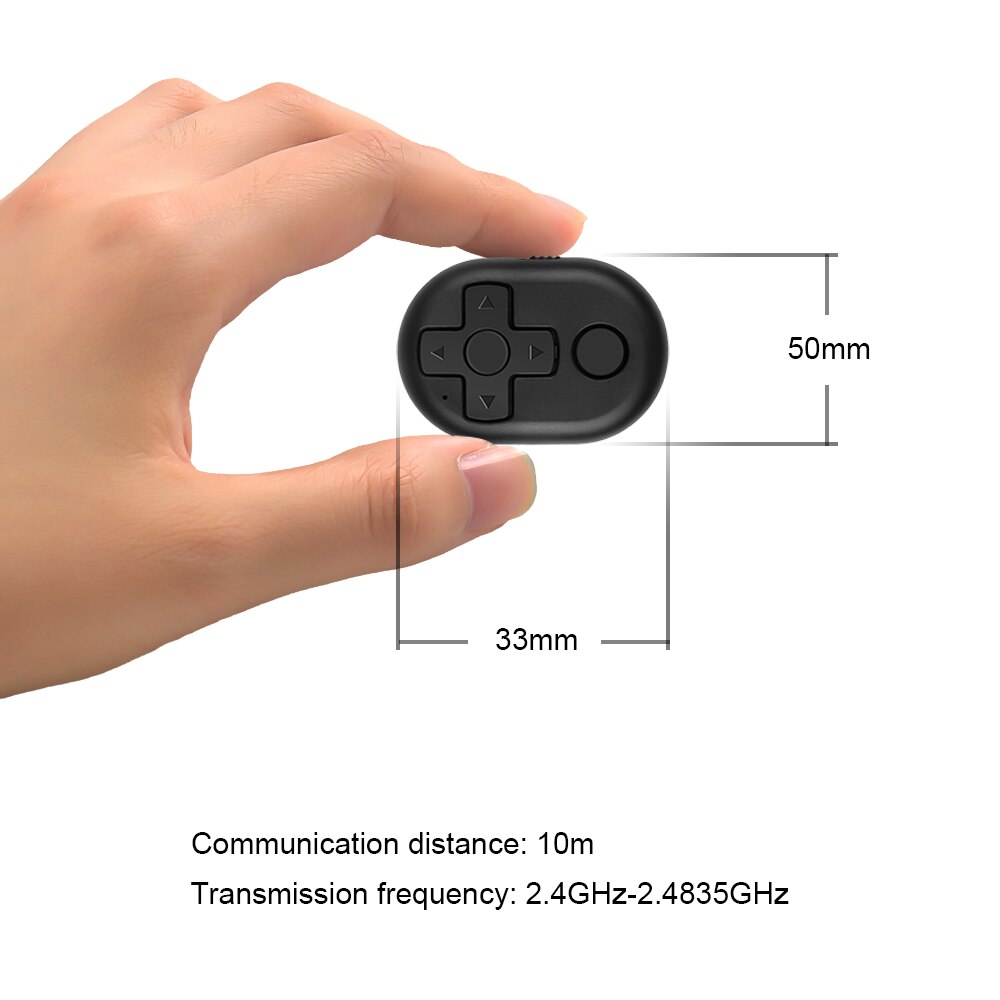 Kebidu Ontspanknop Bluetooth Afstandsbediening Voor Selfie Accessoire Camera Controller Voor Iphone Ios Android Telefoon
