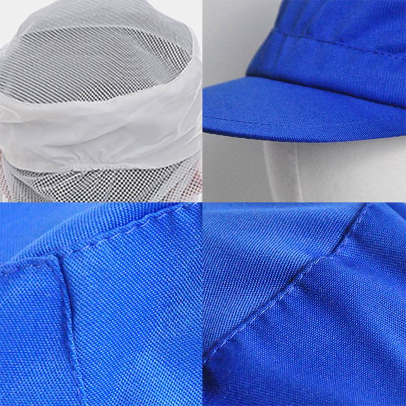 Elastic Mesh Visors Caps Chef Hat Kitchen Restaurants Hotel Work Uniform Dustproof Cooking Cap Breathable Waiter Workshop Caps