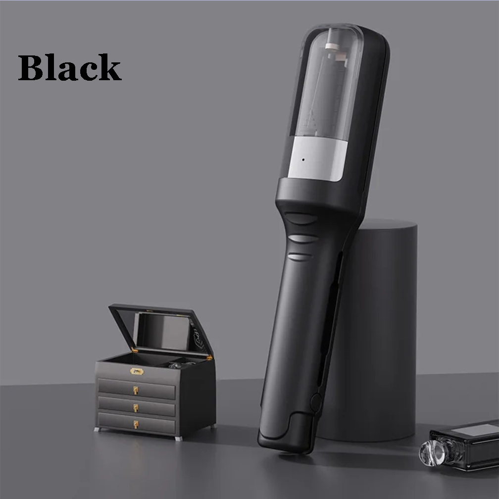 Hair ends Trimmer Split Remover Dry Damaged Brittle Automatic Trim Split for Women Cordless Hair cutting machine: black