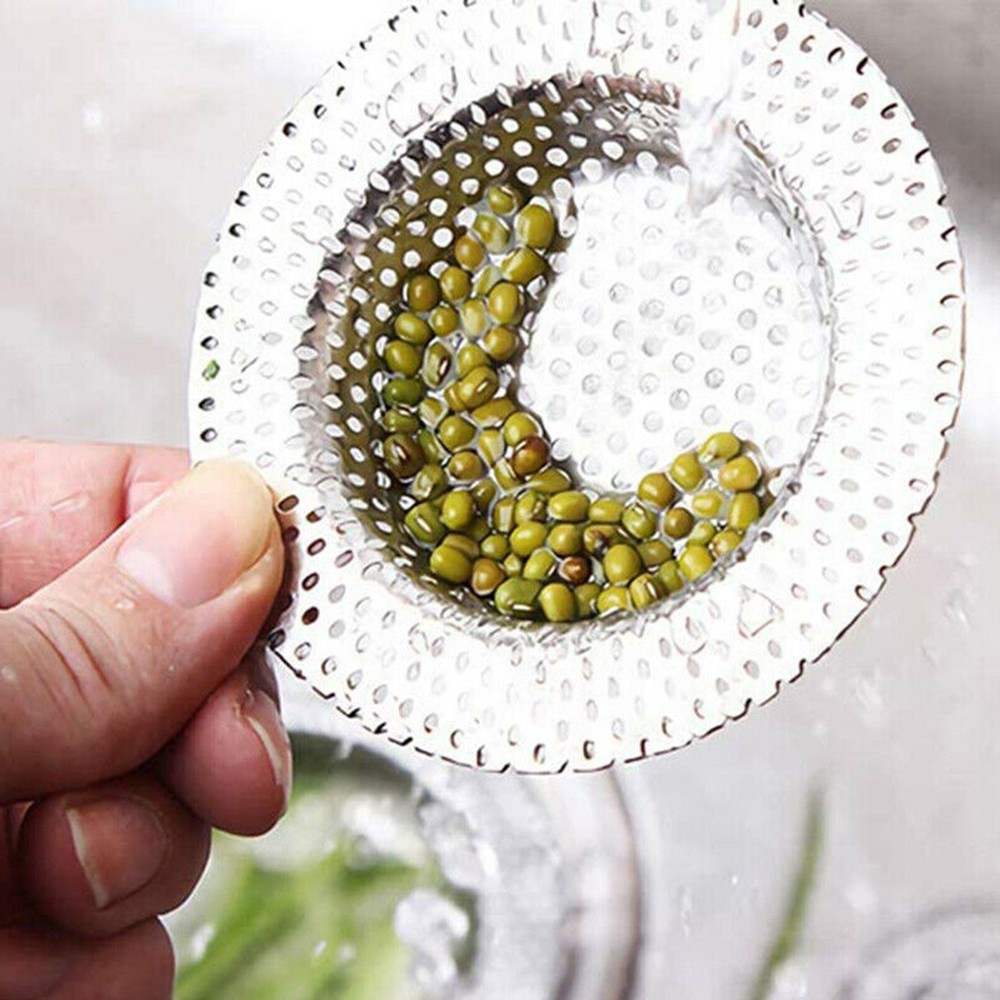 Filtros de fregadero de agua, colador de malla para fregadero, herramienta de cocina, cubierta de desagües de suelo de baño de acero inoxidable, herramientas de tapón de captura de pelo para ducha