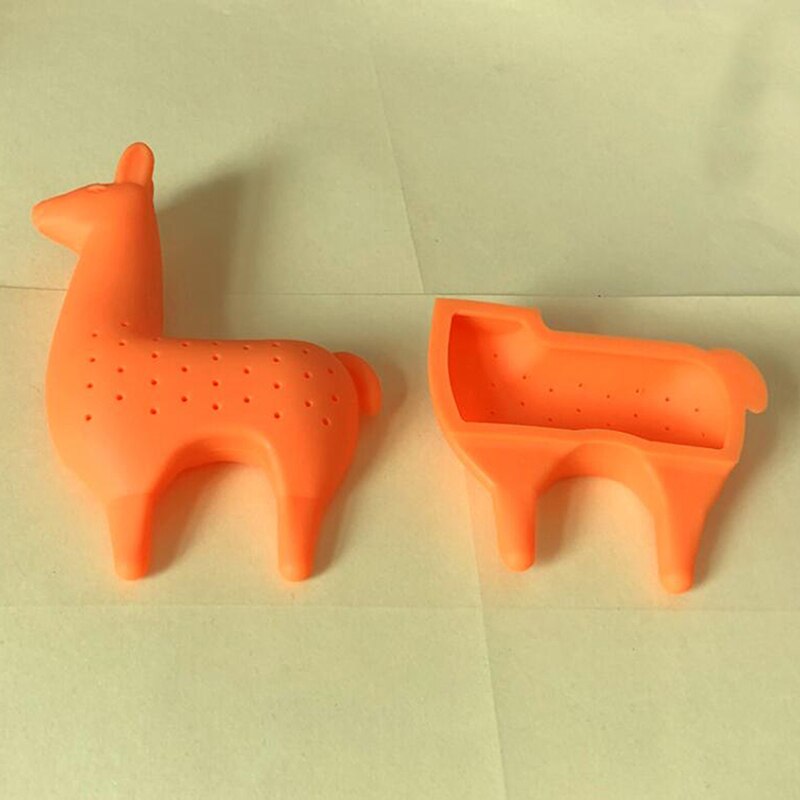 Caoutchouc de Silicone de catégorie comestible de filtre de thé d'alpaga de lama comme infuseur de thé