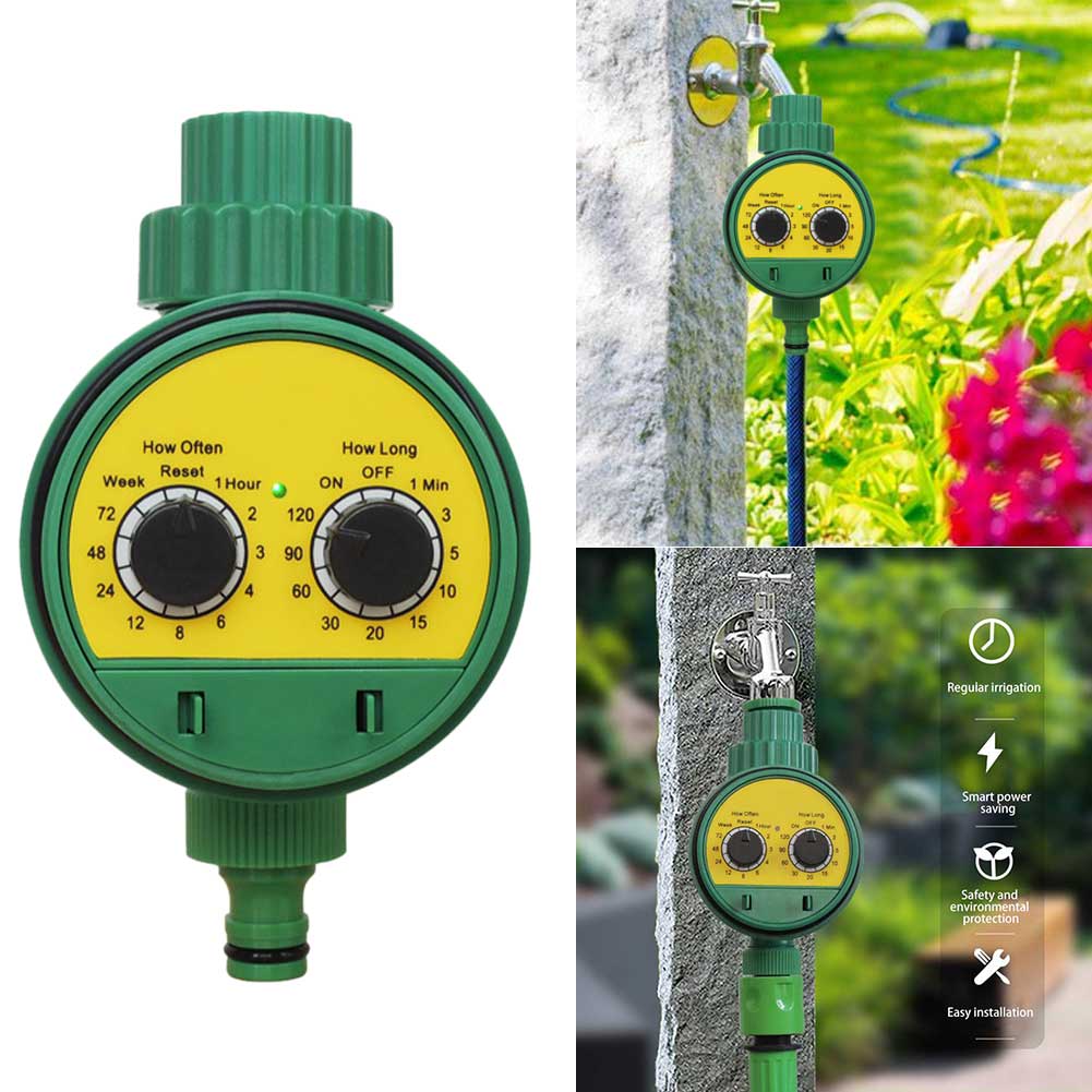 Automatic Electronic Water Timer Outdoor Battery Powered Faucet Tool For Garden Sprinkler Adjustable Knob ABS Irrigation System