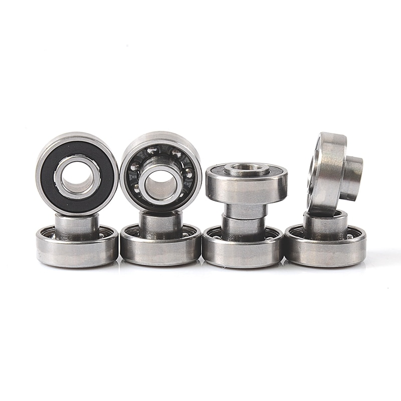 8 Piece / Set Of Ultra Fast Precision Skating Bearings Tight Lock Bearing for Skates Bearing Skateboard Scooter