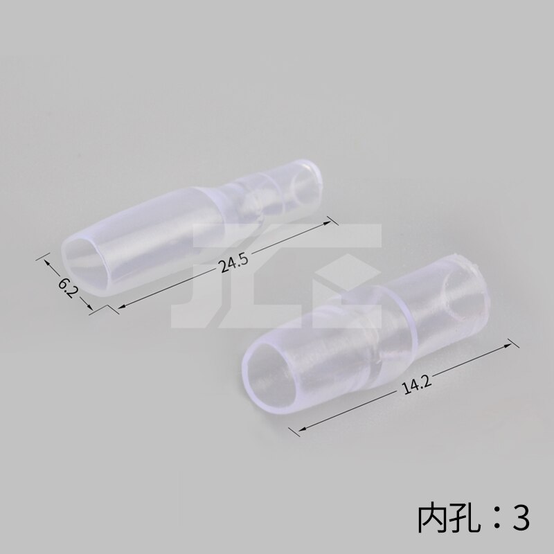 Terminal de bullet para coche, Conector de cable eléctrico de 4mm de diámetro, juego de 50 juegos = 4,0 uds, terminal de prensado en frío hembra + macho + funda