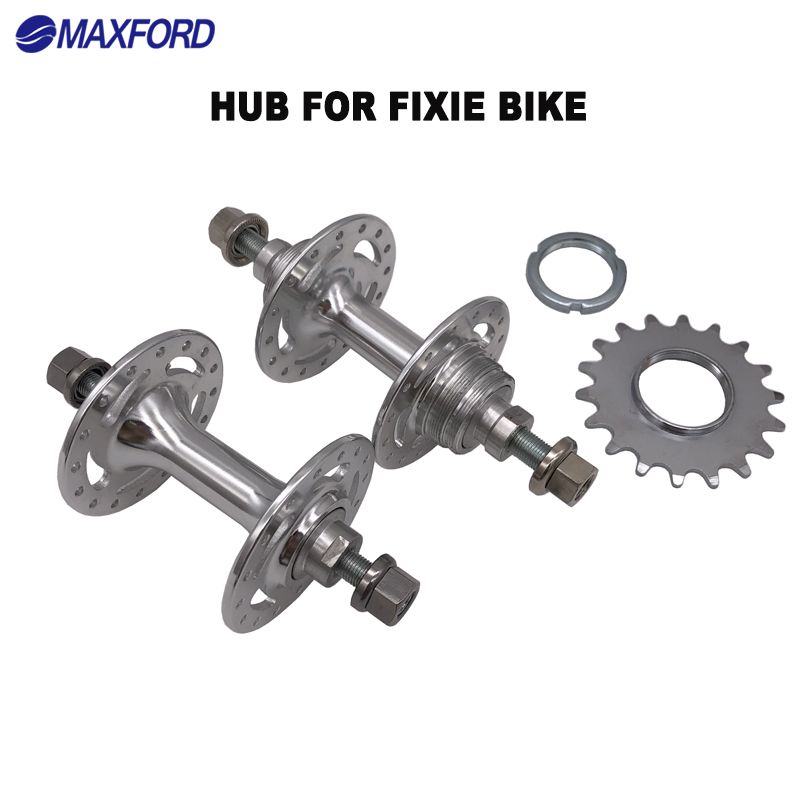 MAXFORD bicicleta Fixie Hub bicicleta cubo de aluminio rueda libre rodamiento sellado 32H 36H piñón fijo bicicleta pista piezas de ciclismo