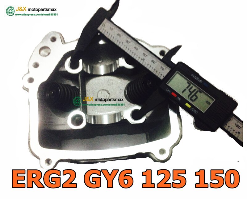 150cc EGR Cylinder Head For GY6 Engine Scooters, ATVs, Go-Karts - GY6 STORE Brand