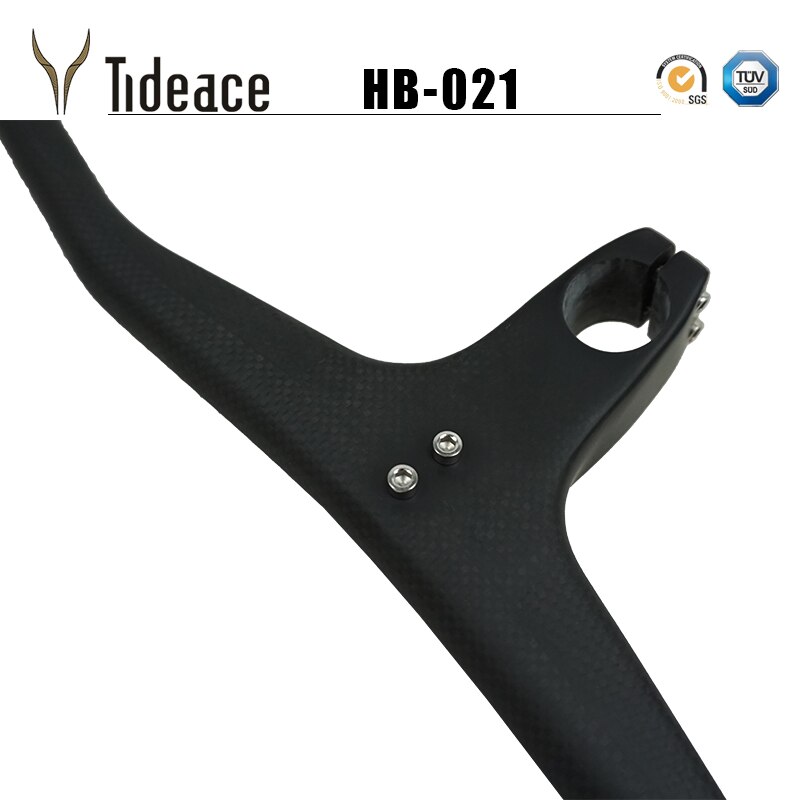 Tideace Mountainbike Stuur Carbon Mtb Geïntegreerde Platte Carbon Stuur Fiets Accessoires Stuur