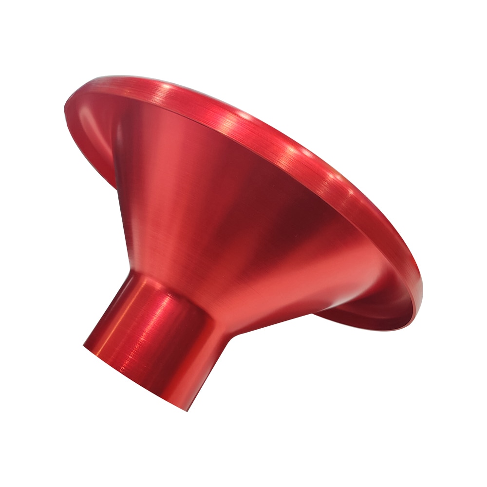 2.5 "Auto Bellmouth Velocity Stack Adapter Air Intake Turbo Hoorn Zilver Blauw Rood Zwart Tone Air Intake Turbo Hoorn met 2.5 Slang