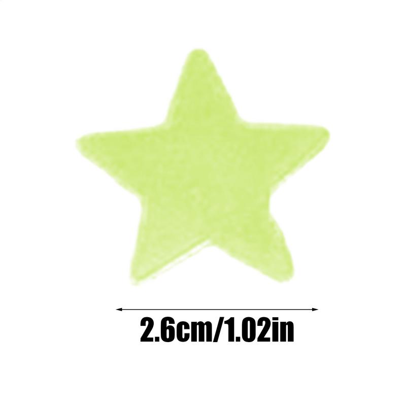 Adesivi per soffitto che si illuminano al buio 100 pezzi Adesivi per soffitto a stella Adesivi murali stella Adesivi murali luminosi Parete per bambini rimovibile