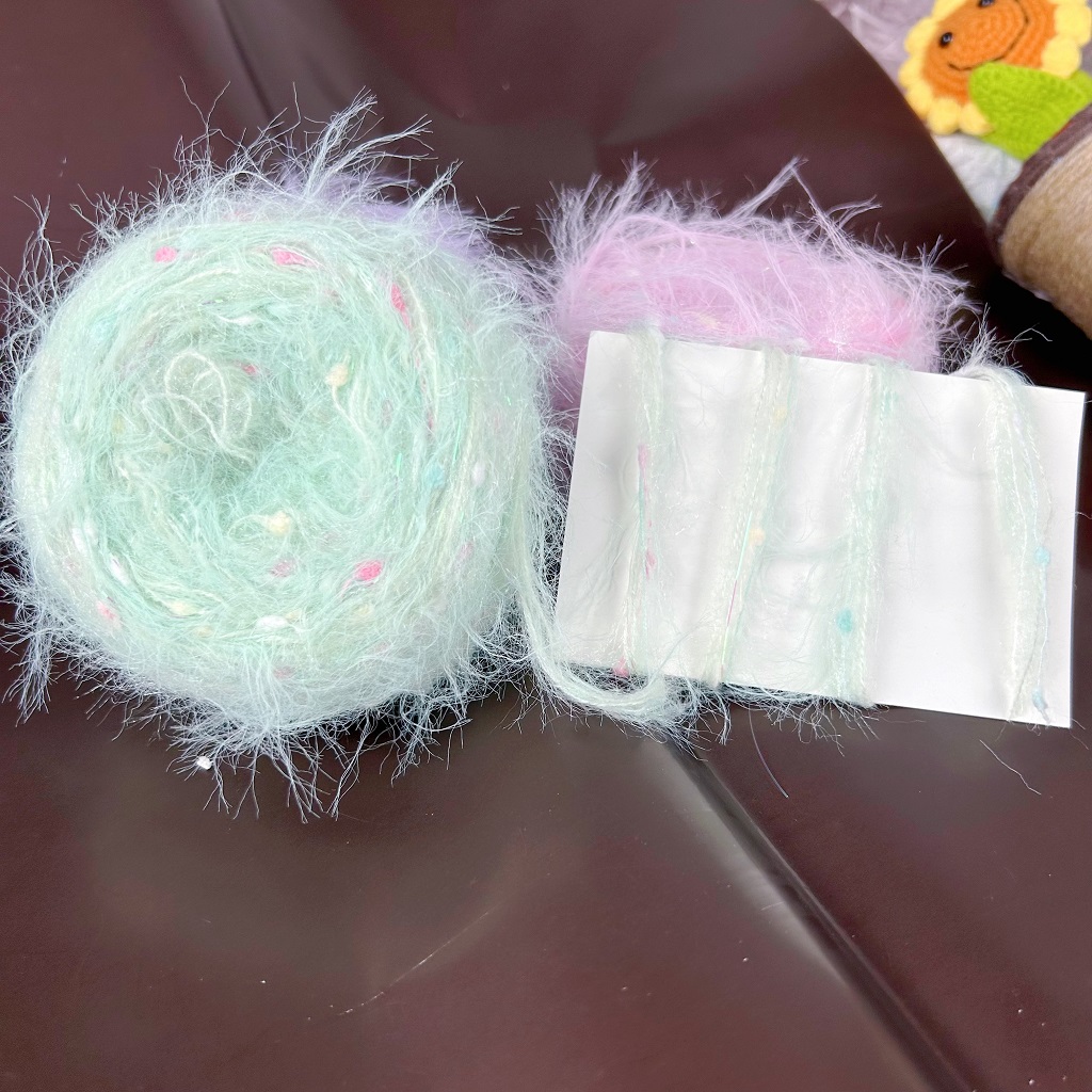 80g Hand Mixed Yarn for Knitting Fancy Knit Yarn Hand Crochet Thread Yarn Mix Crochet Line Handmade Bag Sweater