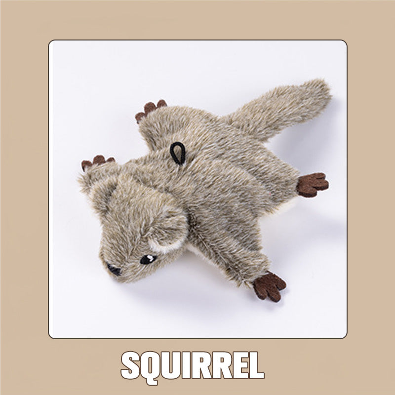 Interactief kattenspeelgoed Tjilpen Elektrische klapvogel met kattenkruid Honden Katten Aanraakgeactiveerd piep knuffel Huisdier USB Oplaadbaar: green