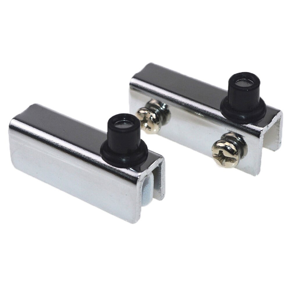 Hinge Metal Chrome Plated Cupboard Flush-fitting Anti-Corrosion Clamp Cabinet Ironmongery Glass Door