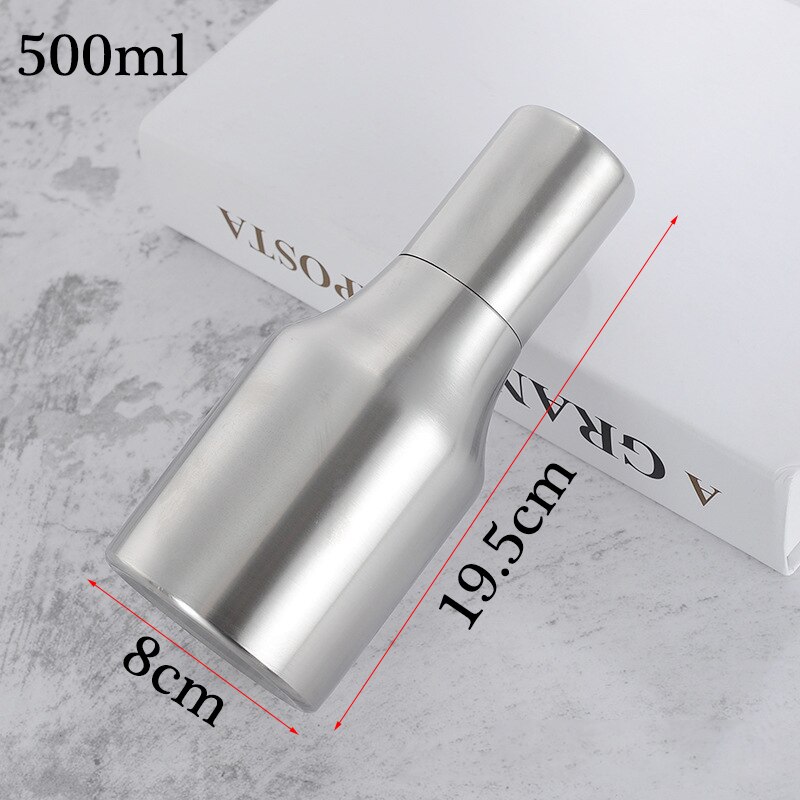 304 rostfria kannor läckagesäkra rostfria vattenflaskor kan användas för vattenkokare, vattenkokare, metall vattenflaska: 550ml