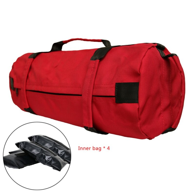 Fitness Weights Sandbags 40lbs Sandbag With 4 Adjustable Filler Sand Bags Yoga Heavy Duty Workout Training Exercise Gym: R