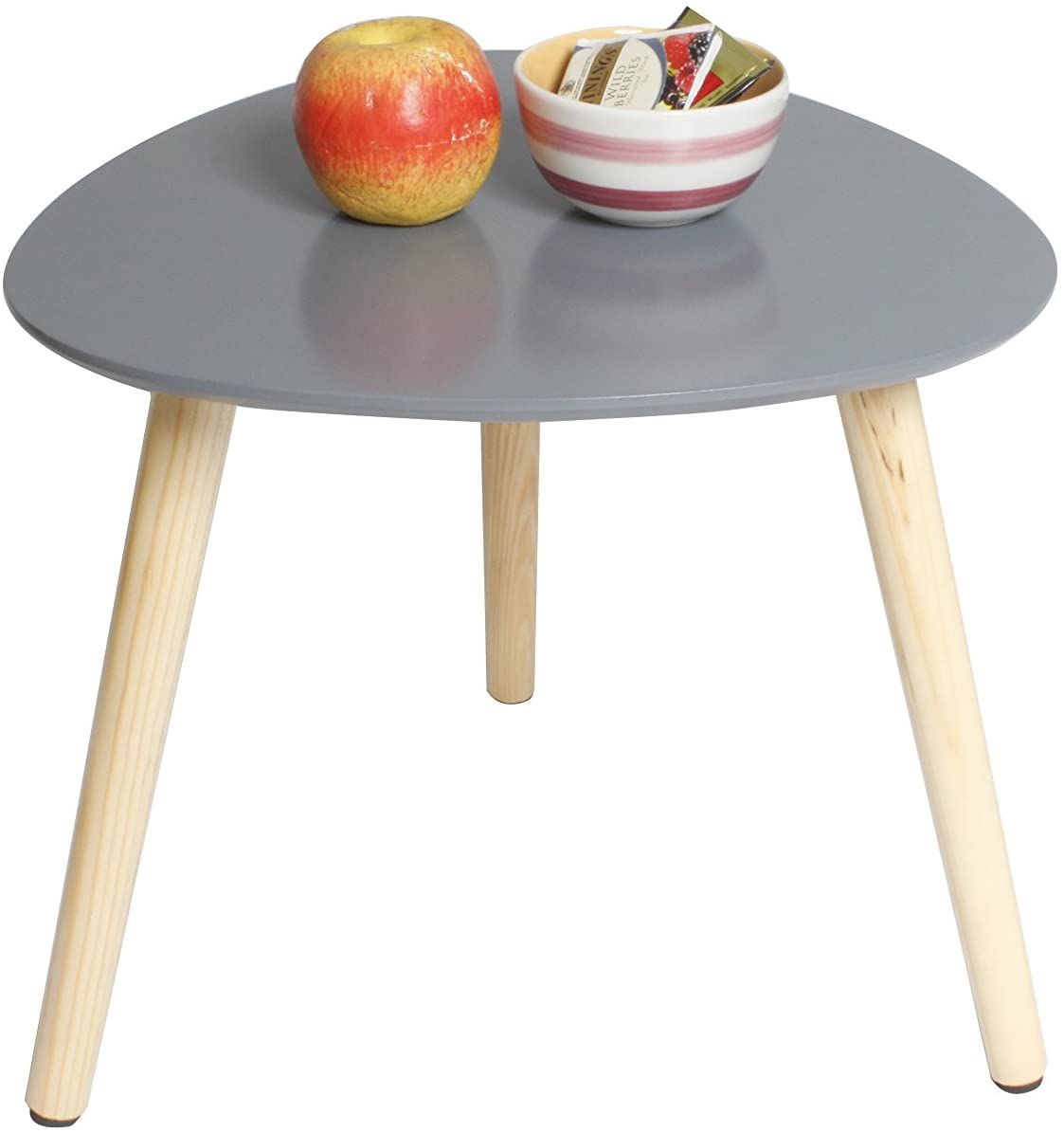 Coffee Table with Wood Legs Modern Decor Side Table for living Room Balcony and Office