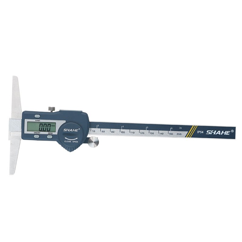0-150mm single hook digital depth digital vernier caliper electronic caliper stainless paquimetro digital 150 mm