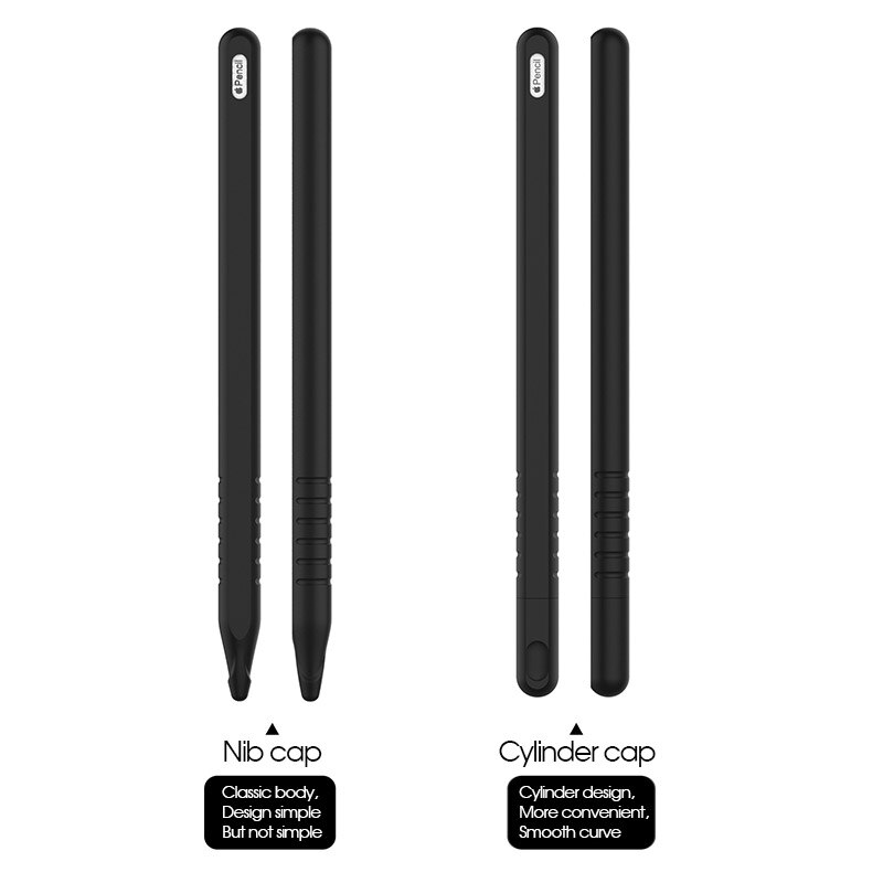 Zachte Siliconen Case Voor Apple Potlood 2nd Generatie Voor Ipad Potlood 2 Beschermende Cap Nib Houder Touch Pen Stylus Protector cover