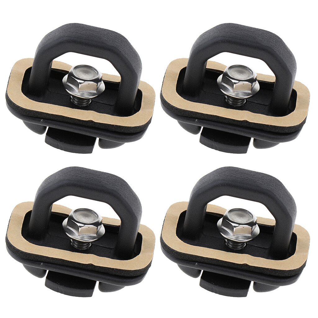 Accesorios de coche 4x atan el ancla del camión cama lateral de la pared anclas universales