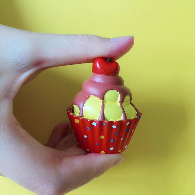 Imán de nevera de resina con dibujos animados para el hogar, pegatina magnética con de fresa, helado, comida, decoración del hogar