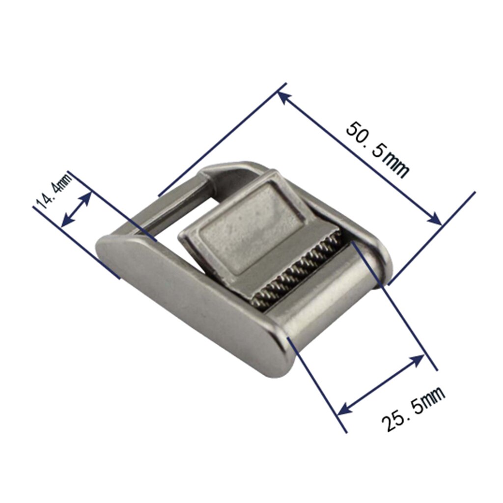 1 tommer 25mm festestropper kamspenne, kraftige surringsbelter justerbar spenne til motorsykkel, tilhenger, lastebil