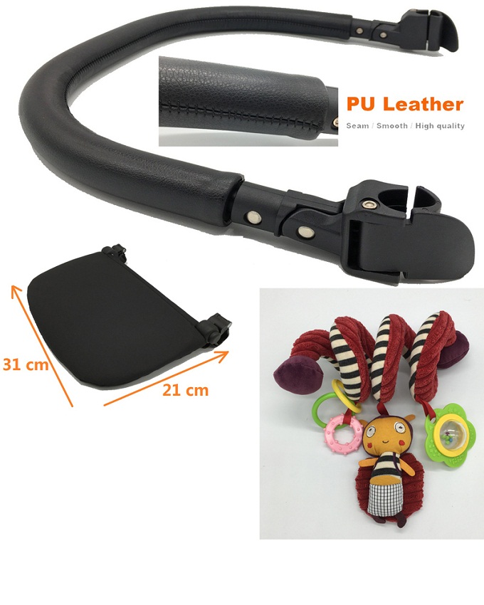 Kinderwagen accessoires armsteun beensteun en draait rond kinderwagen hangend rammelaars speelgoed voor babyzen yoyo yoya: 3 stuks per