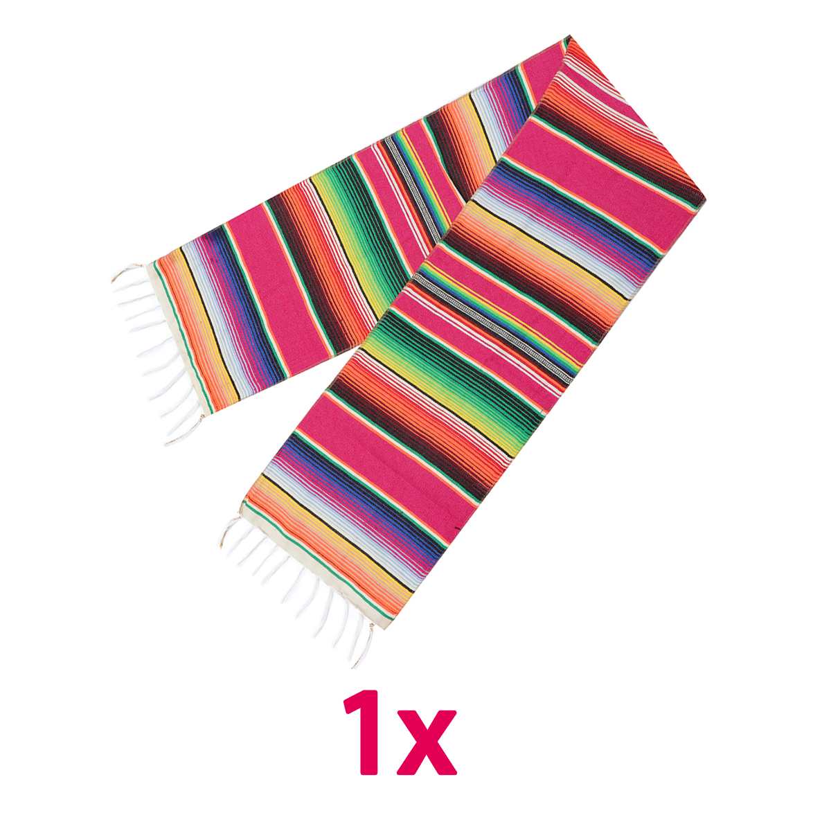 1piece Cotton Mexican Table Runner 213X35cm Rainbow Table Runners Party Serape Tablecloth DIY Wedding Party Home Decor: 1piece red