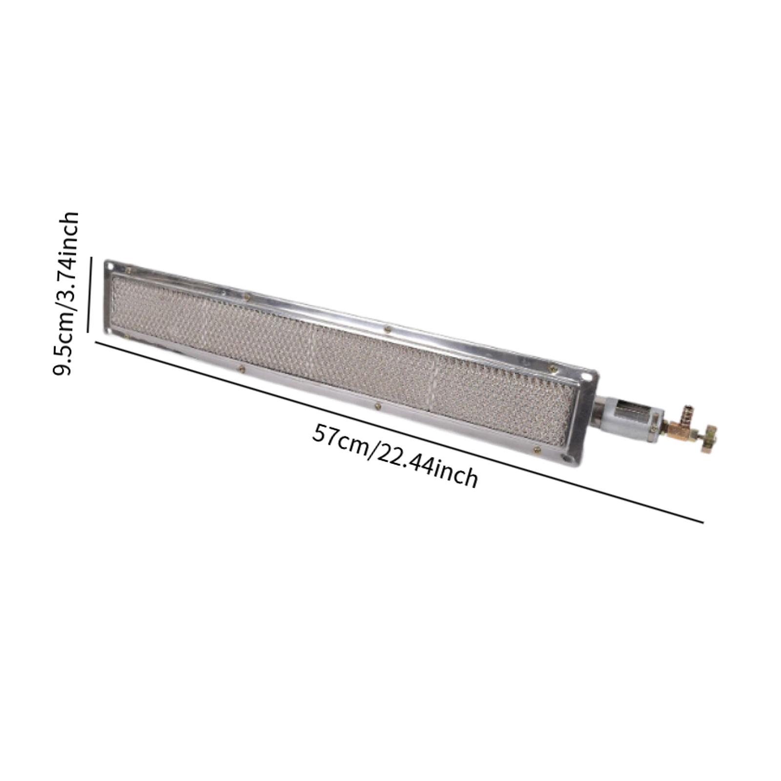 Bruciatore a infrarossi per barbecue fai da te per barbecue Stufe a griglia Riscaldatore a infrarossi Parti del bruciatore a gas Attrezzature di riscaldamento di ricambio per la cucina domestica: oro