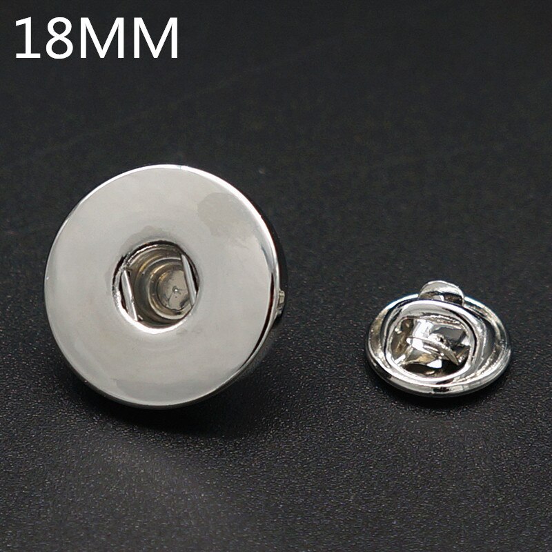 de joyería Popper, broche amuleto a la , Simple descuento, ajuste de 18mm, botón a presión de Metal,