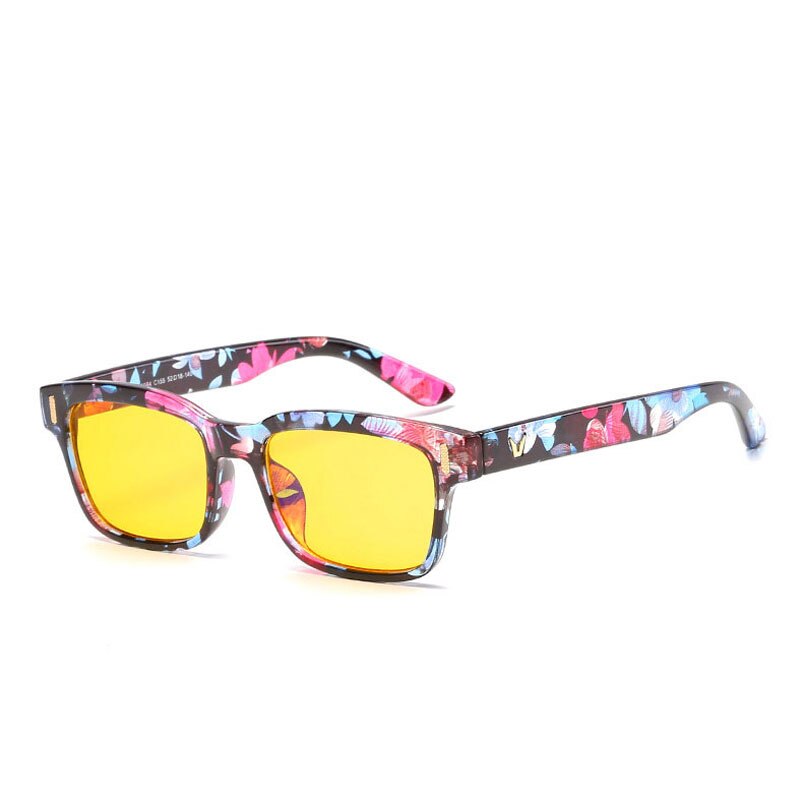 LIKEU'S Anti Blue Light Blocking Filter Reduces Digital Eye Strain Clear Regular Computer Gaming Sleeping Better Glasses: NO.19