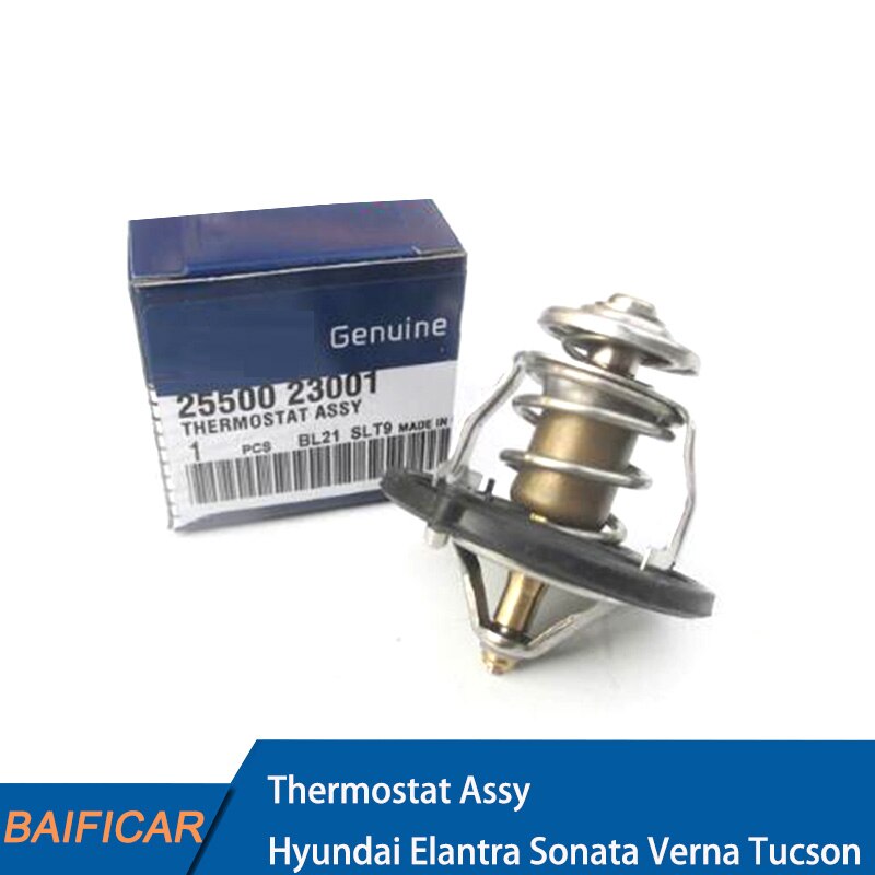 Baificar Brand Genuine Engine Thermostat Assy 25500-23001 25500-2E000 For Hyundai Elantra Sonata Verna Tucson Accent