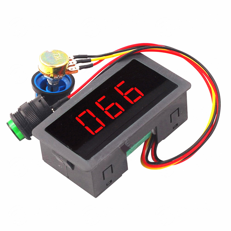 Dc Pwm Motor Speed Controller CCM5D 16Khz 6-30VDC 6/8A Traploze Snelheidsregeling Switch 6V 12V 24V Led Display