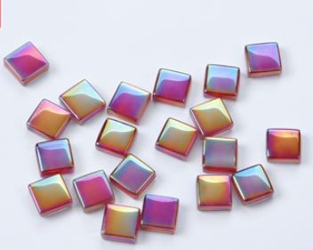 Tuile mosaïque mini verre cristal gratuit | Matériau artisanal, carrelage fait à la main, mini micro pierre libre, bricolage 200 pièces