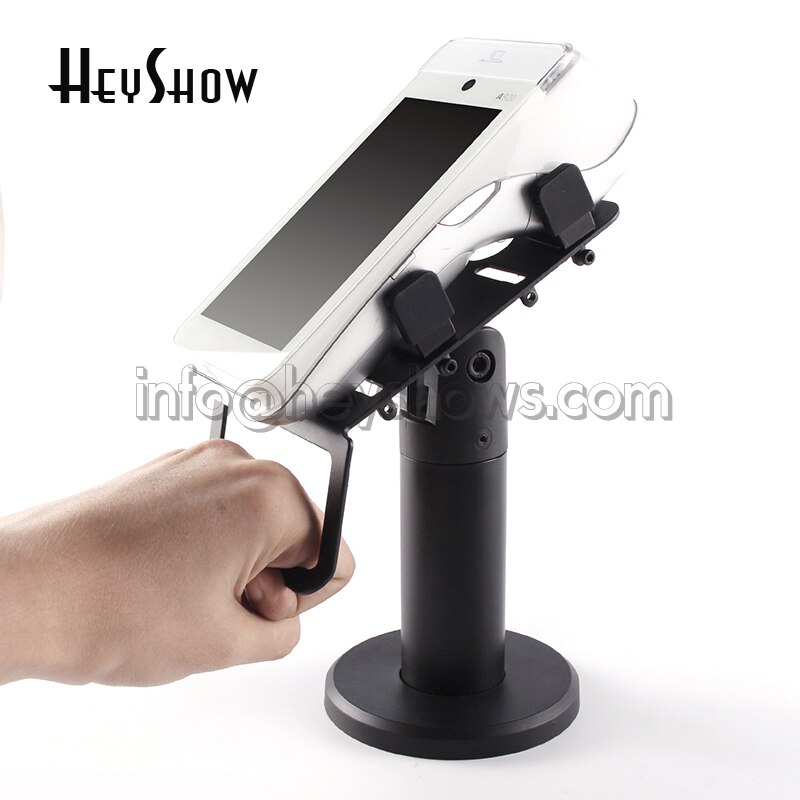 POS Machine Stand Holder Bank Credit Card Stand Machine 360 Degree Rotation Handheld Scanner Display Holder Adjustable Claws