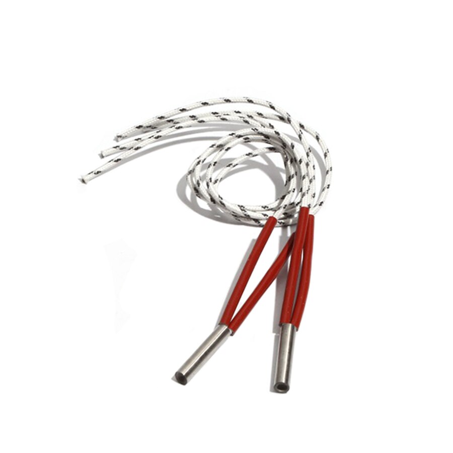 5 sztuk 7mm 50 ~ 60mm 316SUS wysokiej gęstości Single-End grzałka patronowa 110V/220V/380V 140W/150W/160W/170W