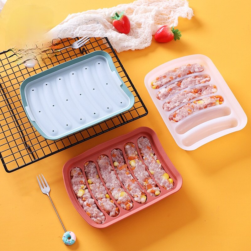 Silikon wurst bilden schinken wurst heißer hund schleifen werkzeug küche zubehör küche Spielereien und zubehör