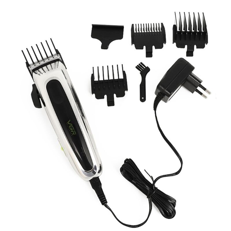Cortapelos eléctrico recortador de barba, Kit de aseo de peluquero, máquina de corte de pelo inalámbrica recargable, afeitadora de corte D0AF