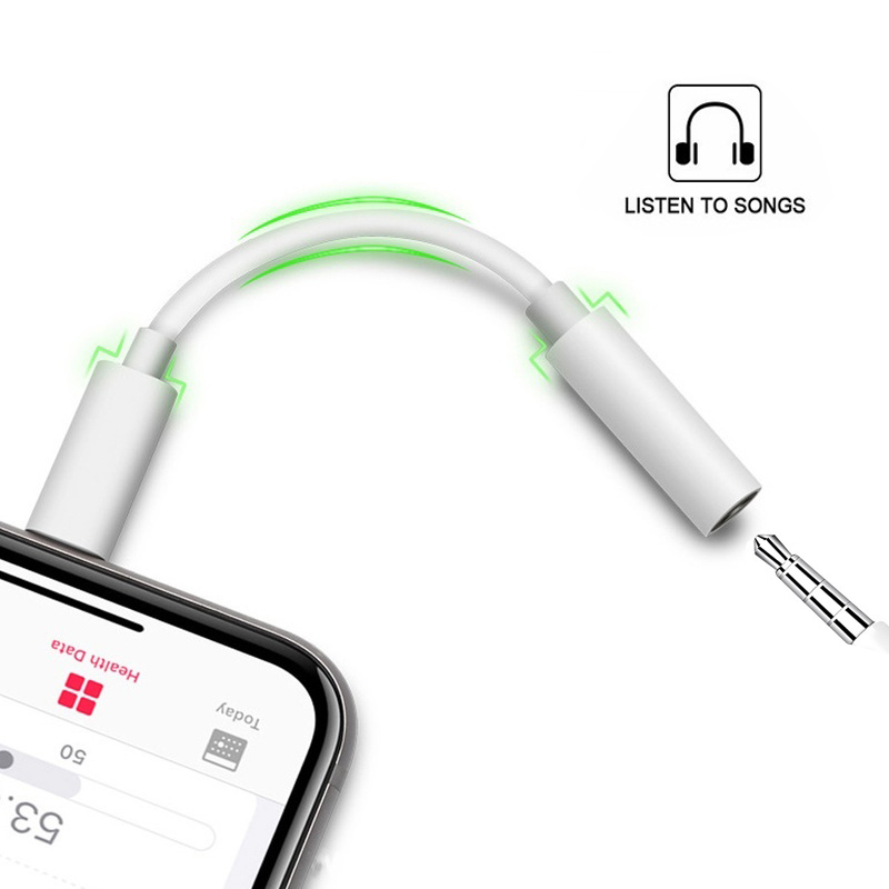 Für Beleuchtung zu 3,5mm Jack Aux Audio Adapter Für iPhone 11 Pro Max 7 8 Plus XS XR X 8Pin Stecker Splitter Kabel Kopfhörer Converter