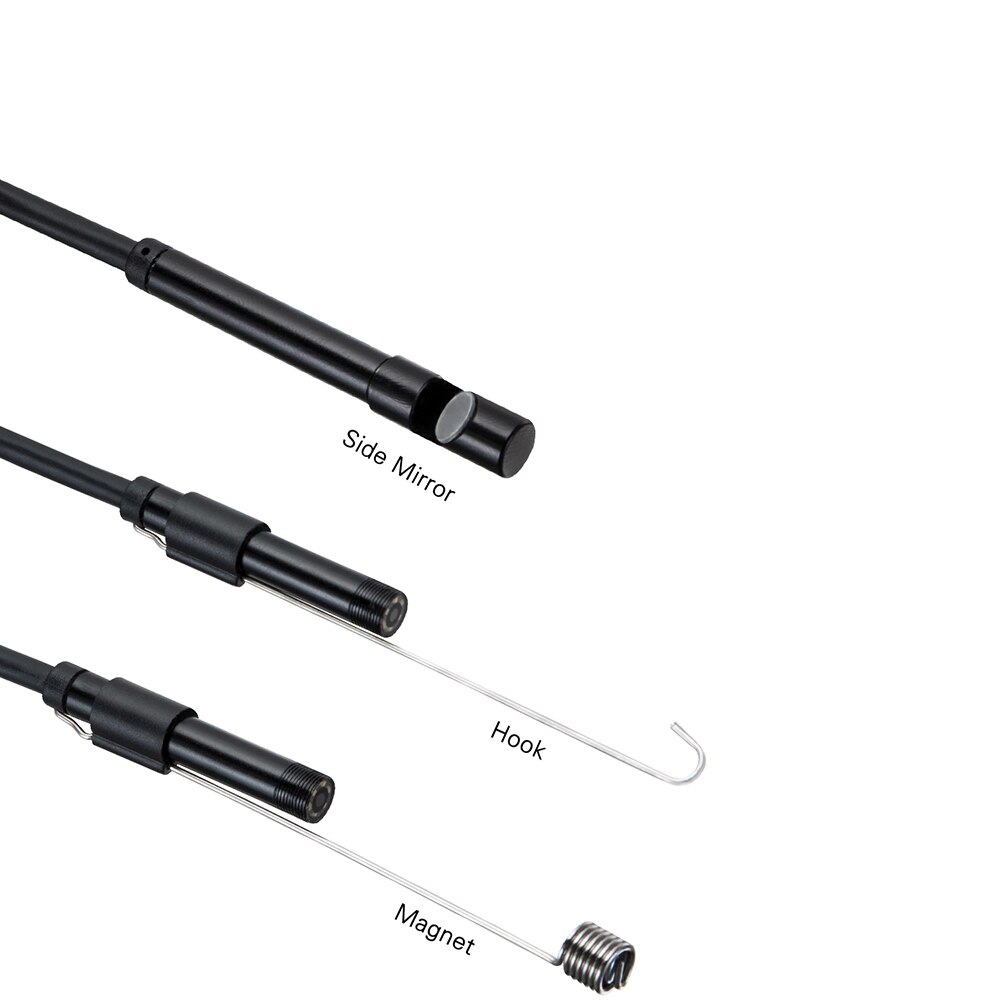Cámara endoscópica Wifi 8MM 2/5M impermeable suave Cable de inspección cámara USB endoscopio IOS endoscopio para iphone