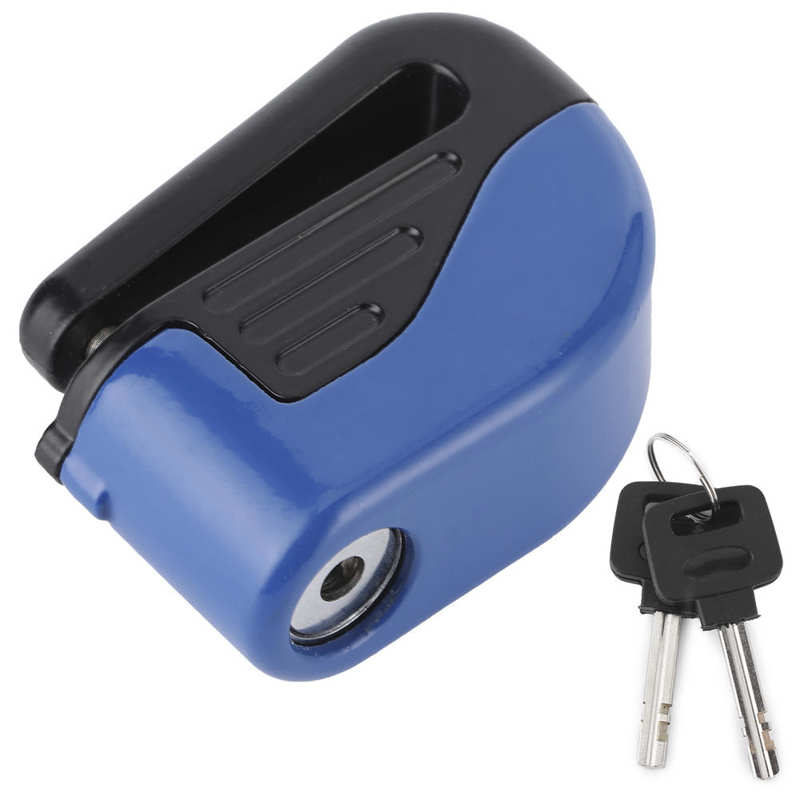 Motorcycle Alarm Lock Anti-Theft Disc Brake Lock 120dB Alarm Protection for Motorcycle Bicycle Mountain Bikes