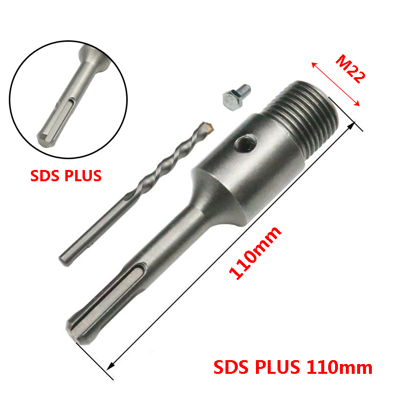 Sds Plus Elektrische Hammer Muur Holle Steen Beton Legering Geperforeerde Airconditioner Installatie Boren 30Mm-160Mm: Round 110mm