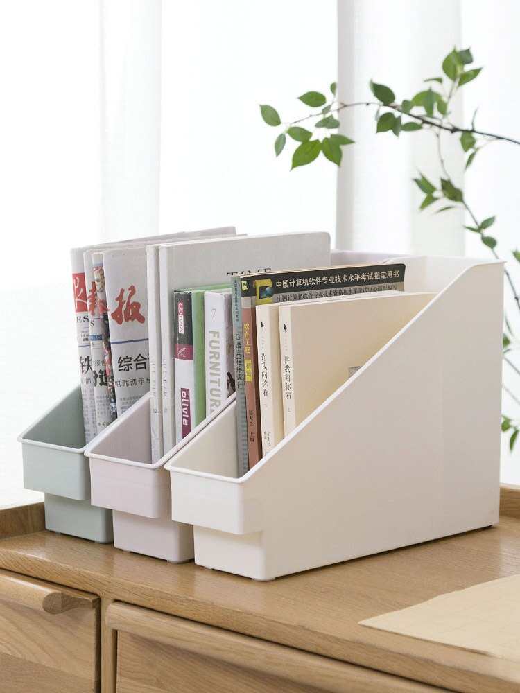 School Supplies Document Storage Basket Desk File Storage Box Office Organizer Magazine Holder