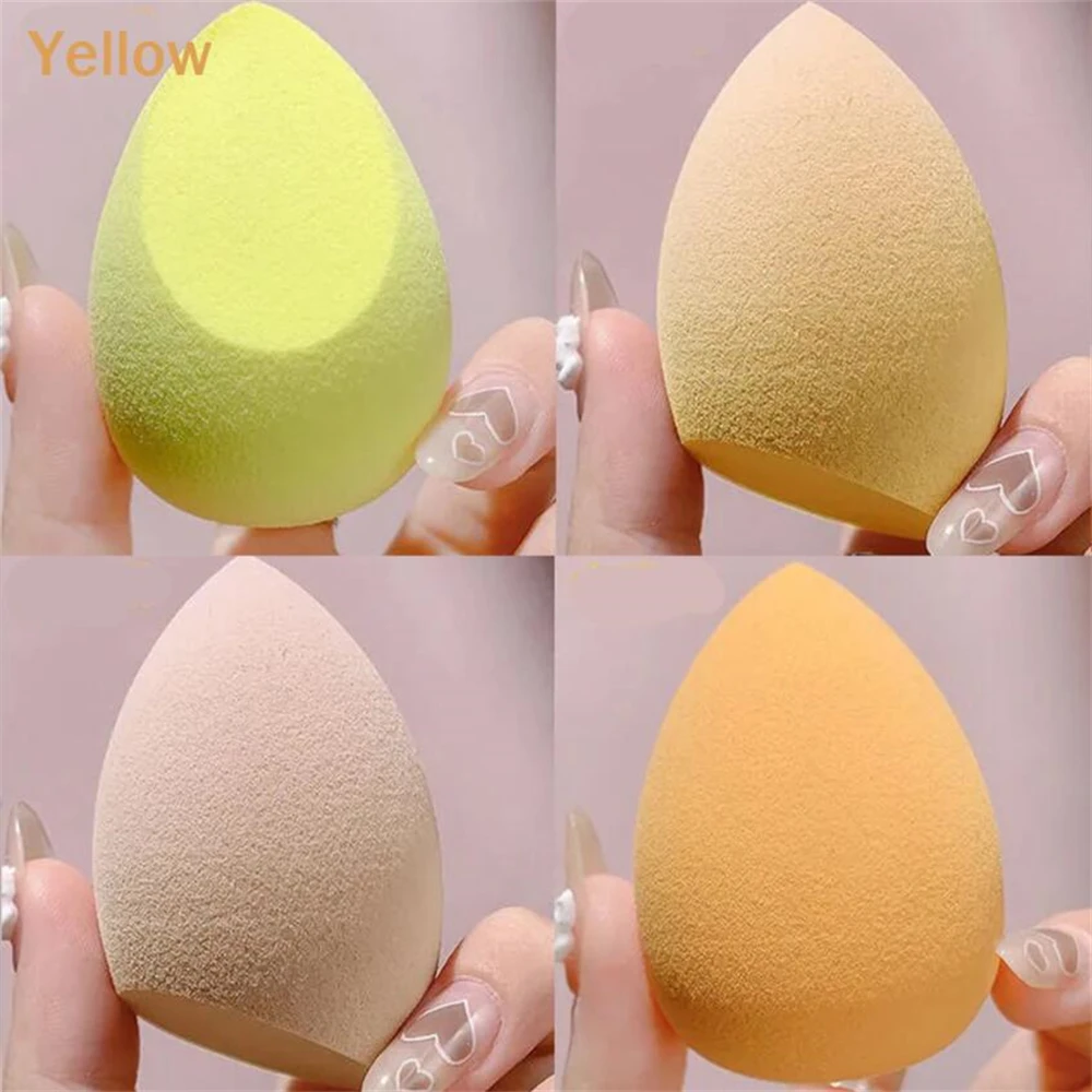 Esponja de maquillaje para mujer, licuadora, huevo de belleza, esponja cosmética, esponjas suaves para base en polvo, accesorios de maquillaje, herramientas de belleza, 4/8 Uds.: Dark Brown